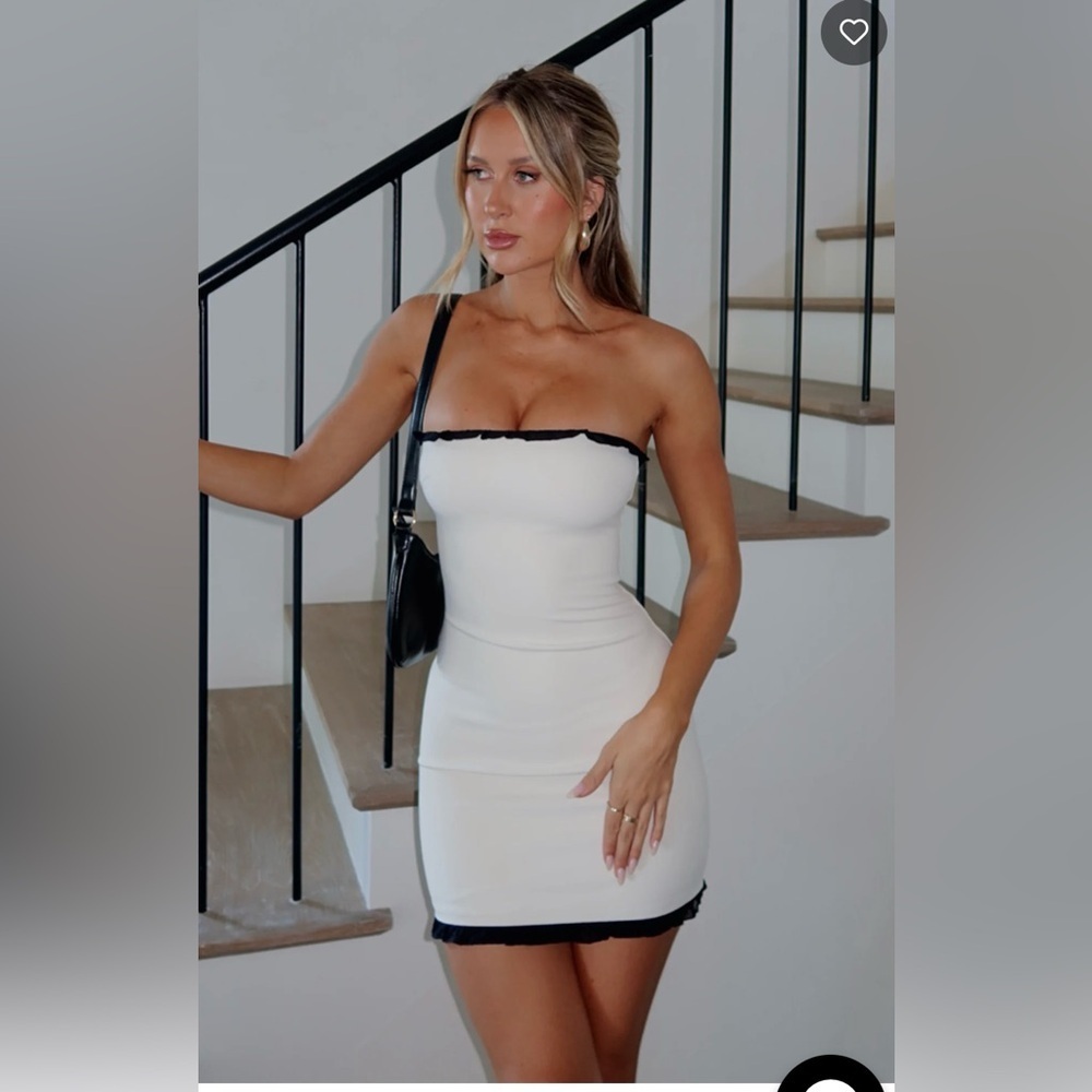 In Sync Mini Dress Cream